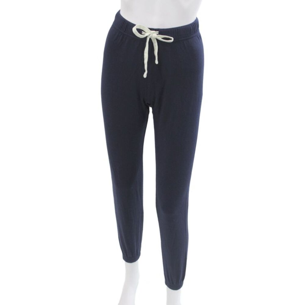 Splits59 Womens Blue Cotton Jogger Drawstring Casual Solid Fall Size XS